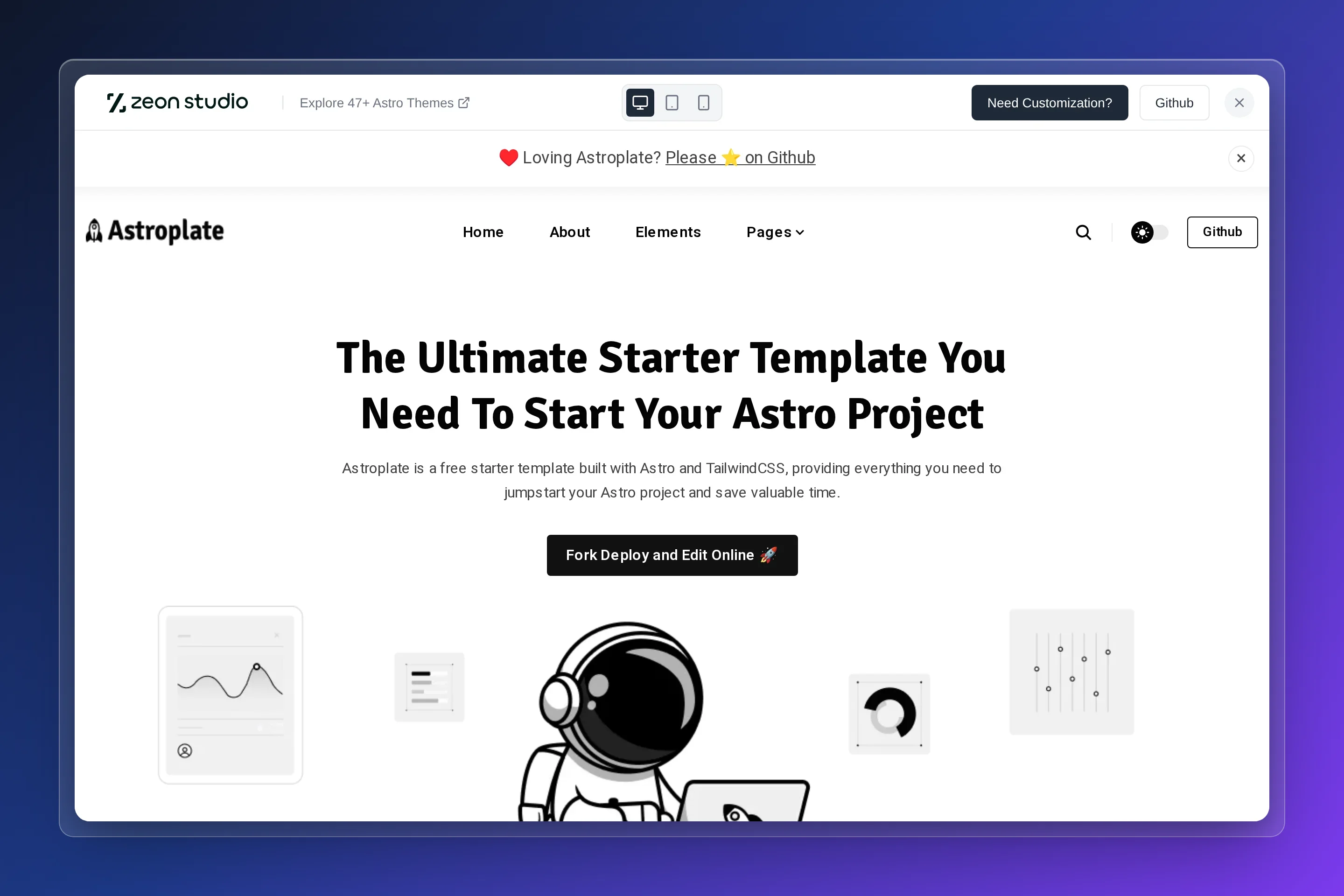 Astroplate preview
