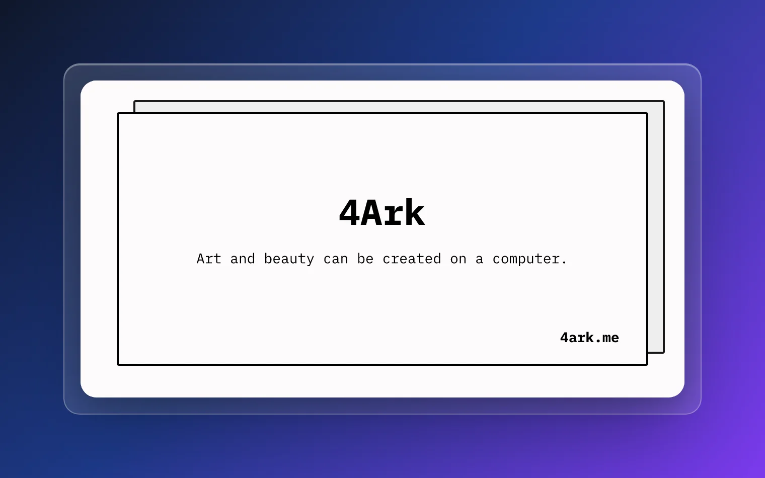 Gd4 Ark.github.io preview