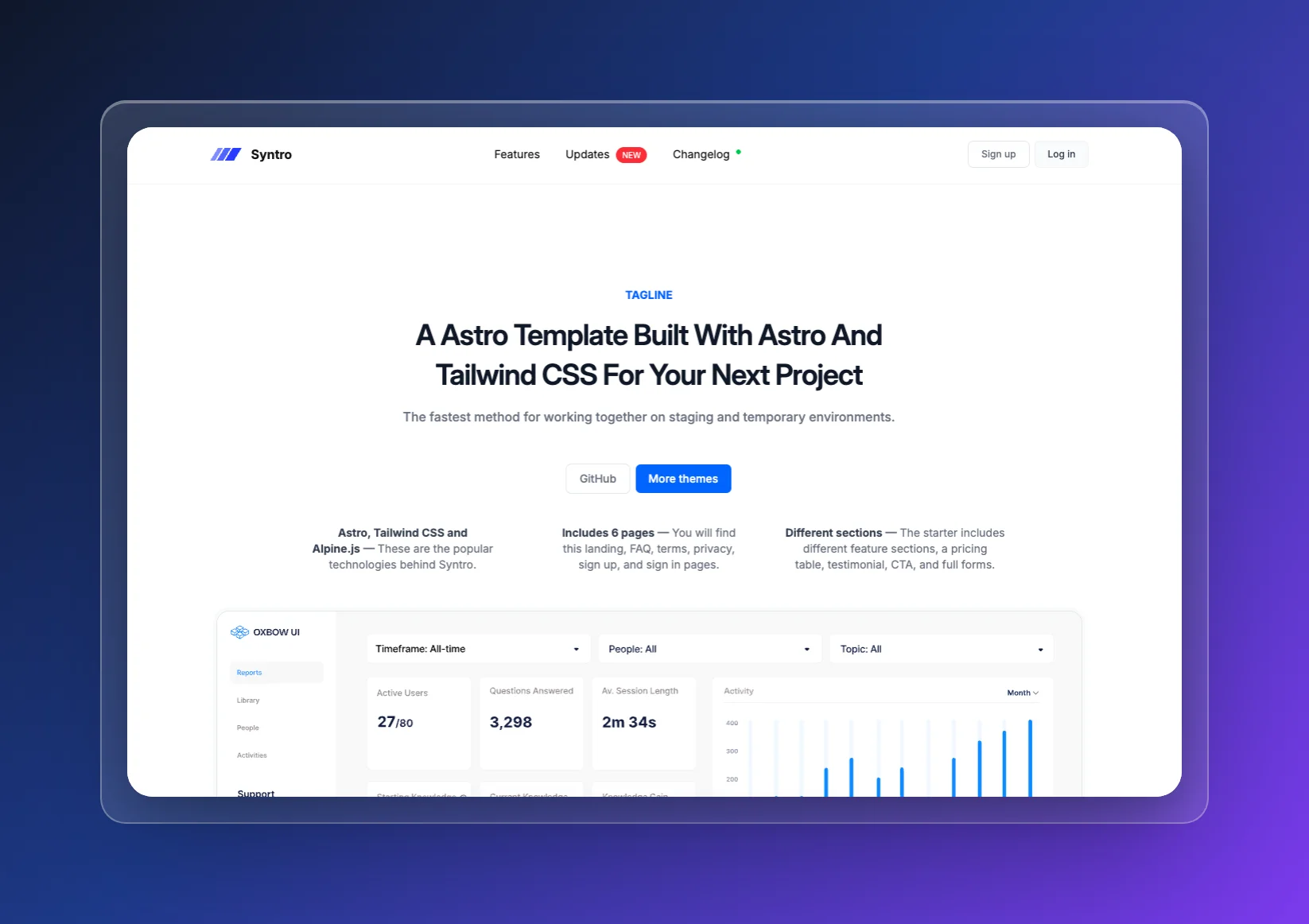 Syntro Astro preview