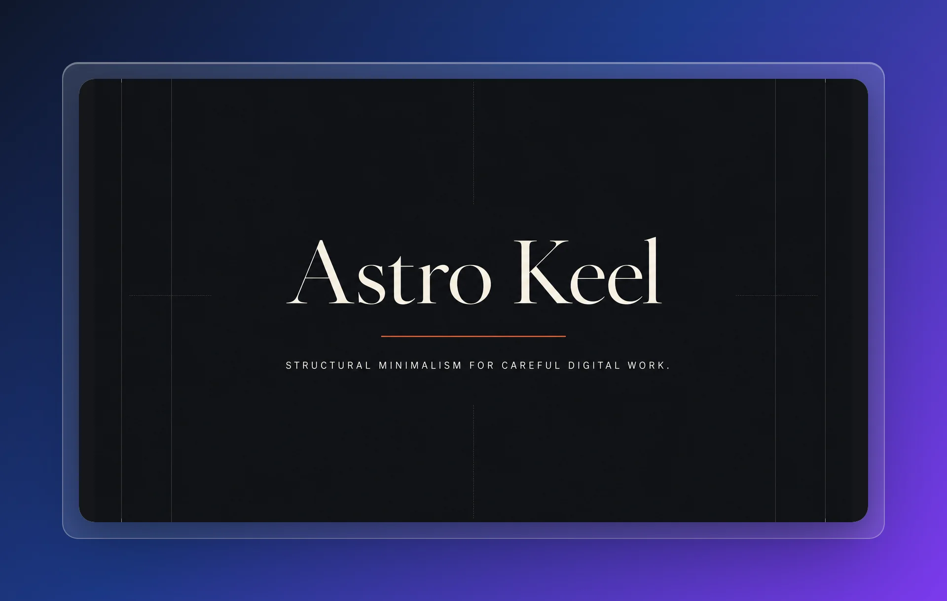 Astro Keel preview