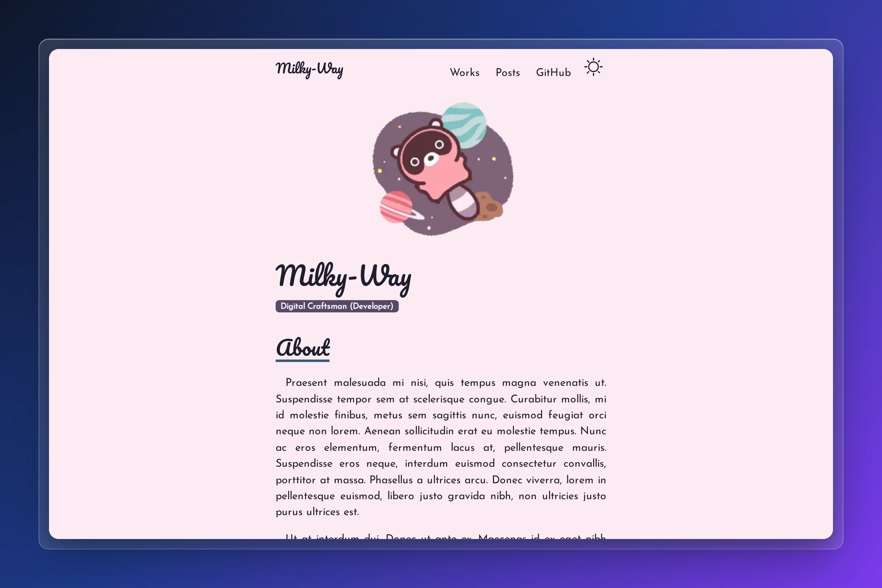 Milky Way preview