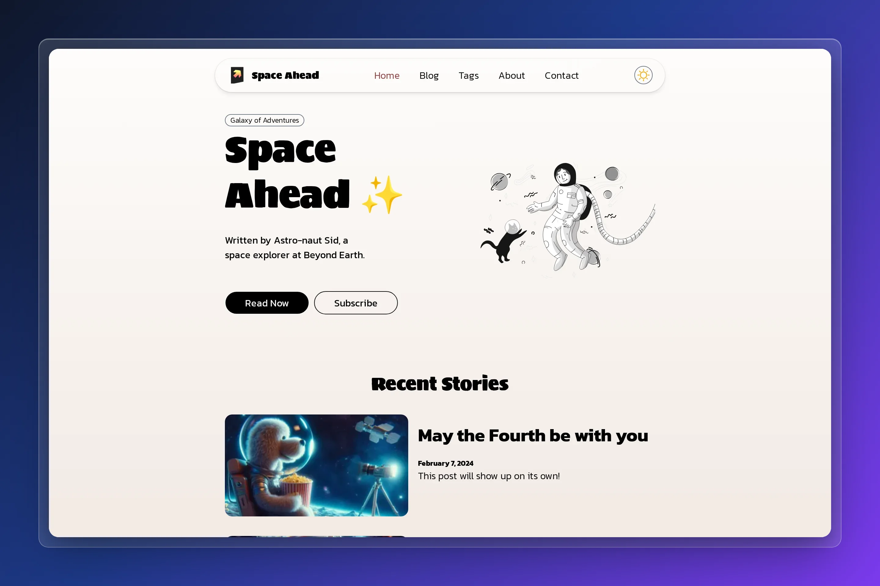 Space Ahead preview