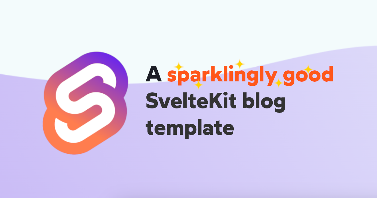Sveltekit Static Blog Template preview