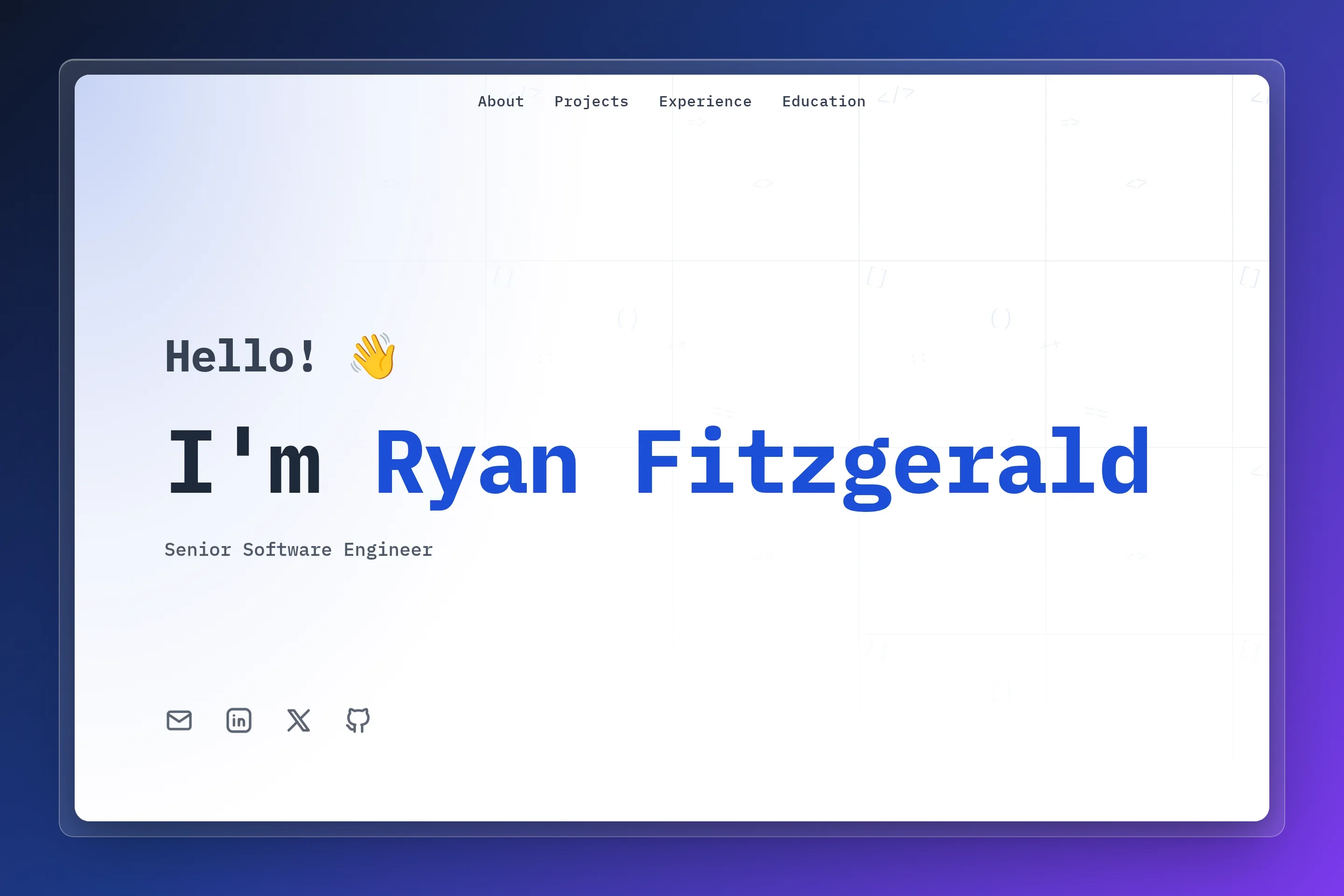 Devportfolio preview