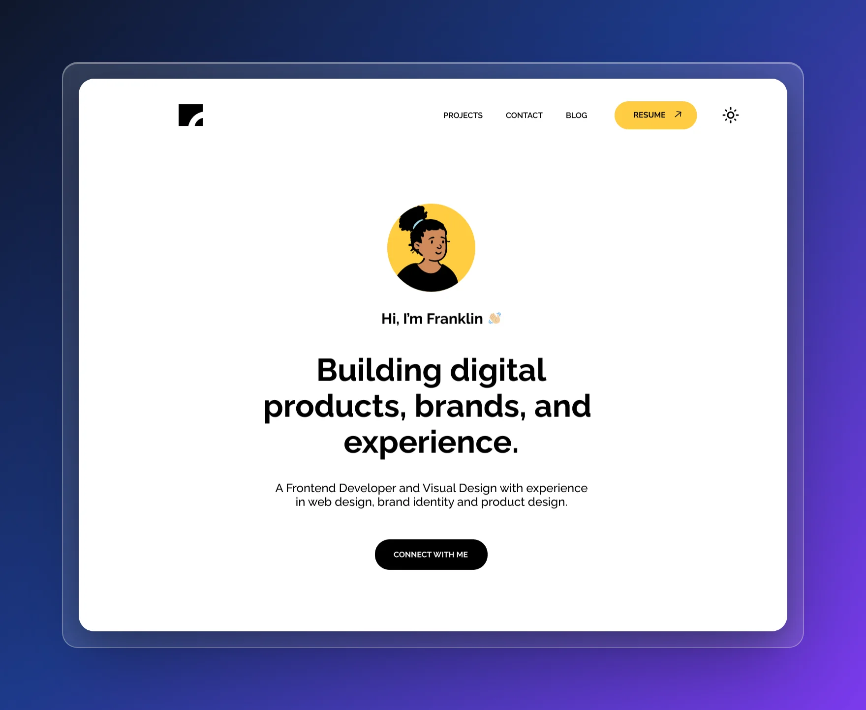Portfolio Html preview