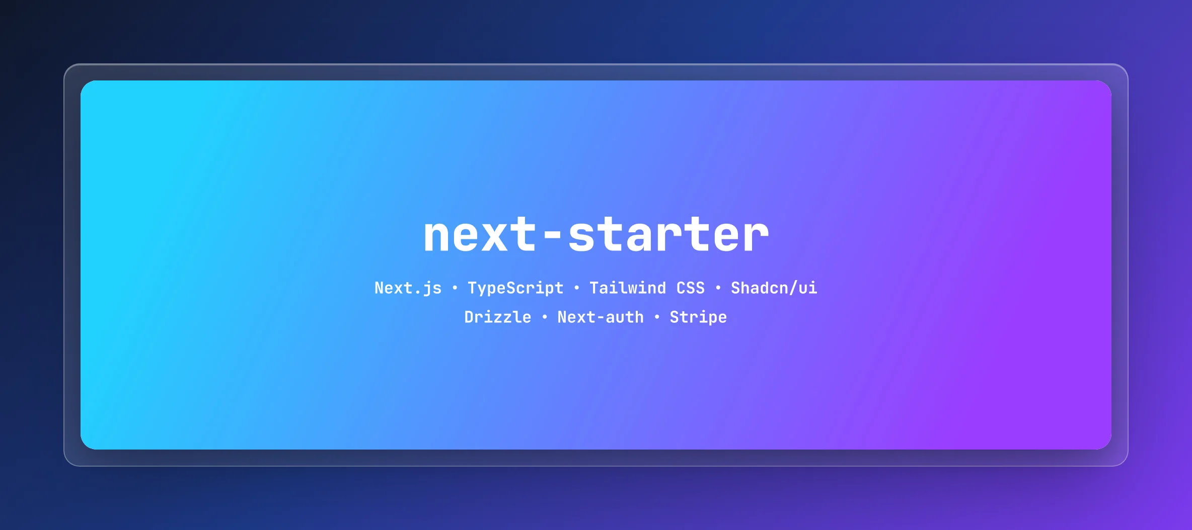 Next Starter preview
