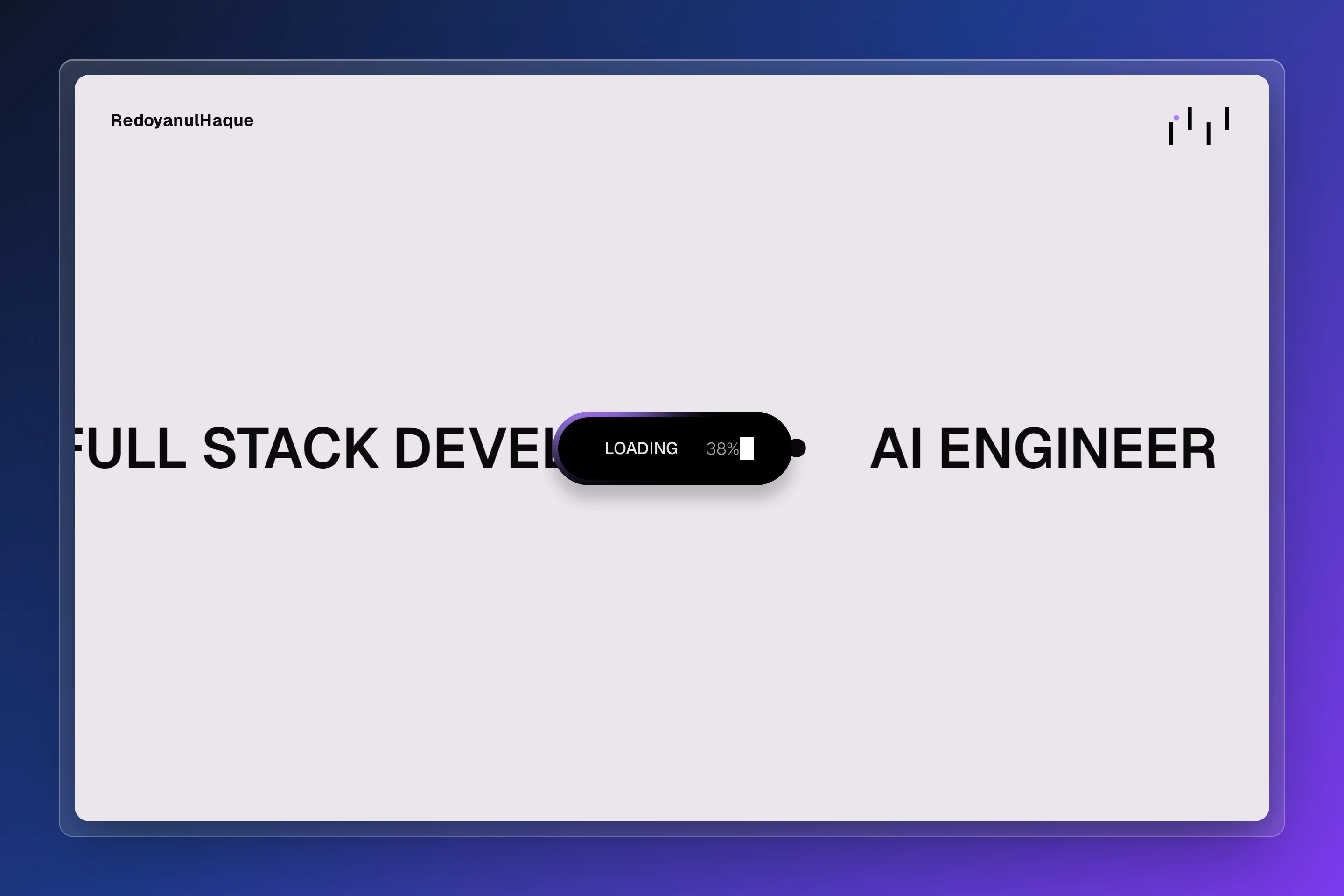 Portfolio Website preview