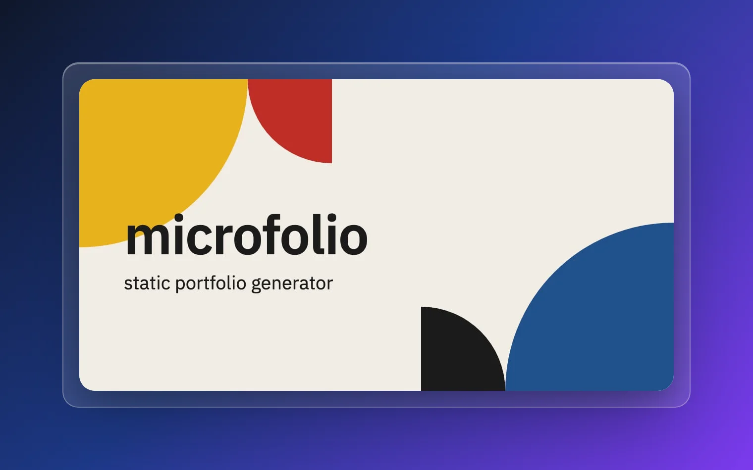 Microfolio preview