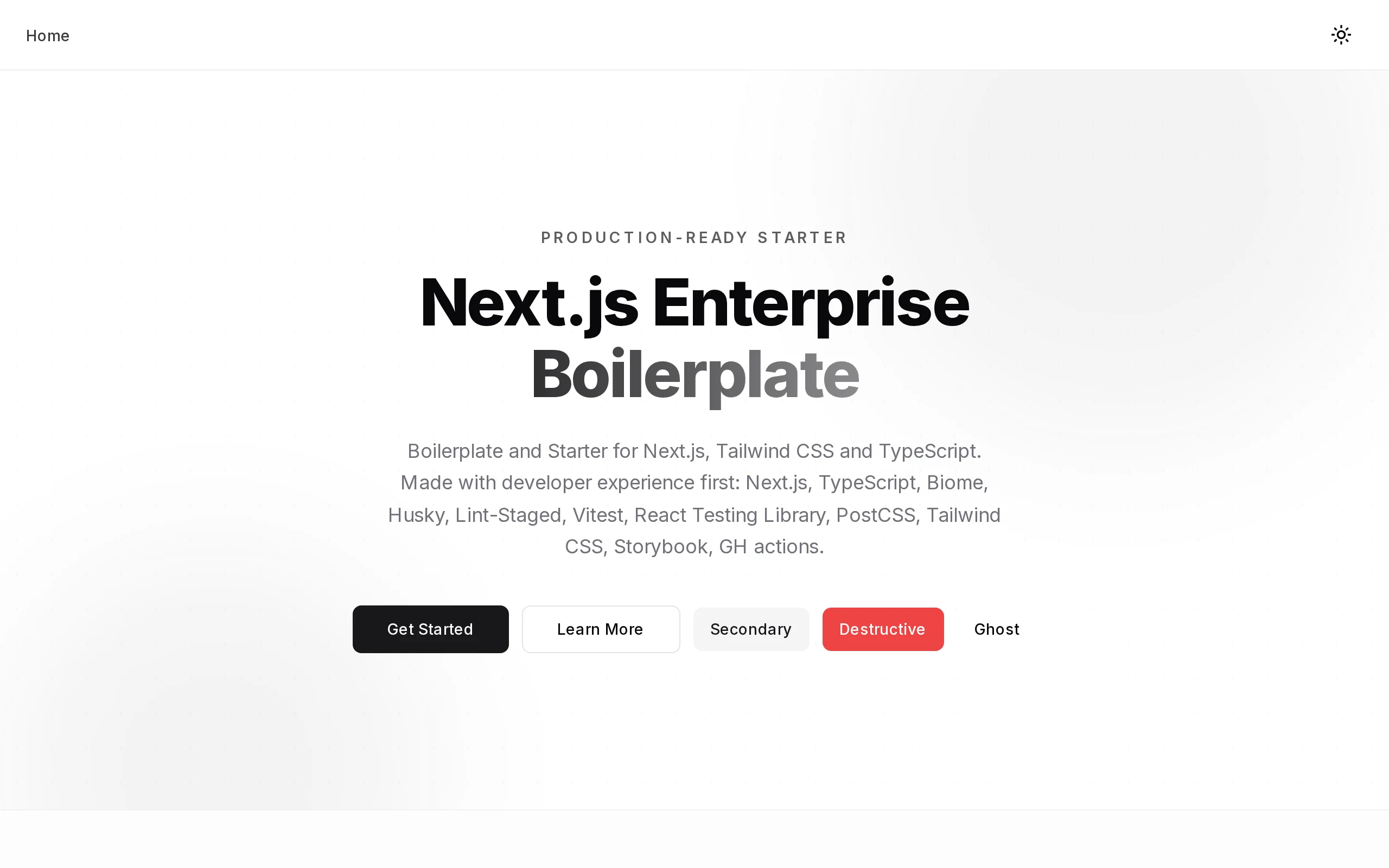Nextjs Boilerplate preview