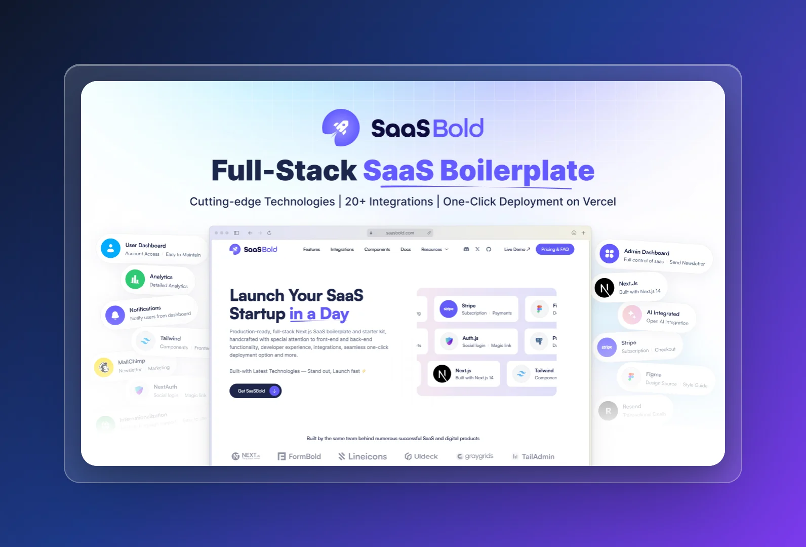 Saasbold Lite preview