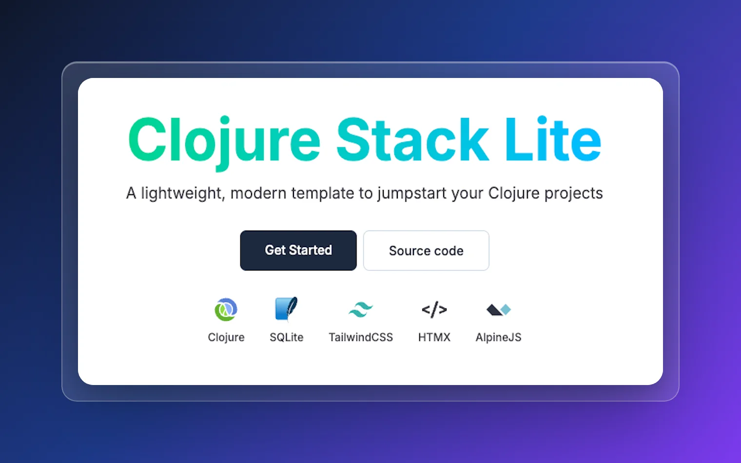 Clojure Stack Lite preview