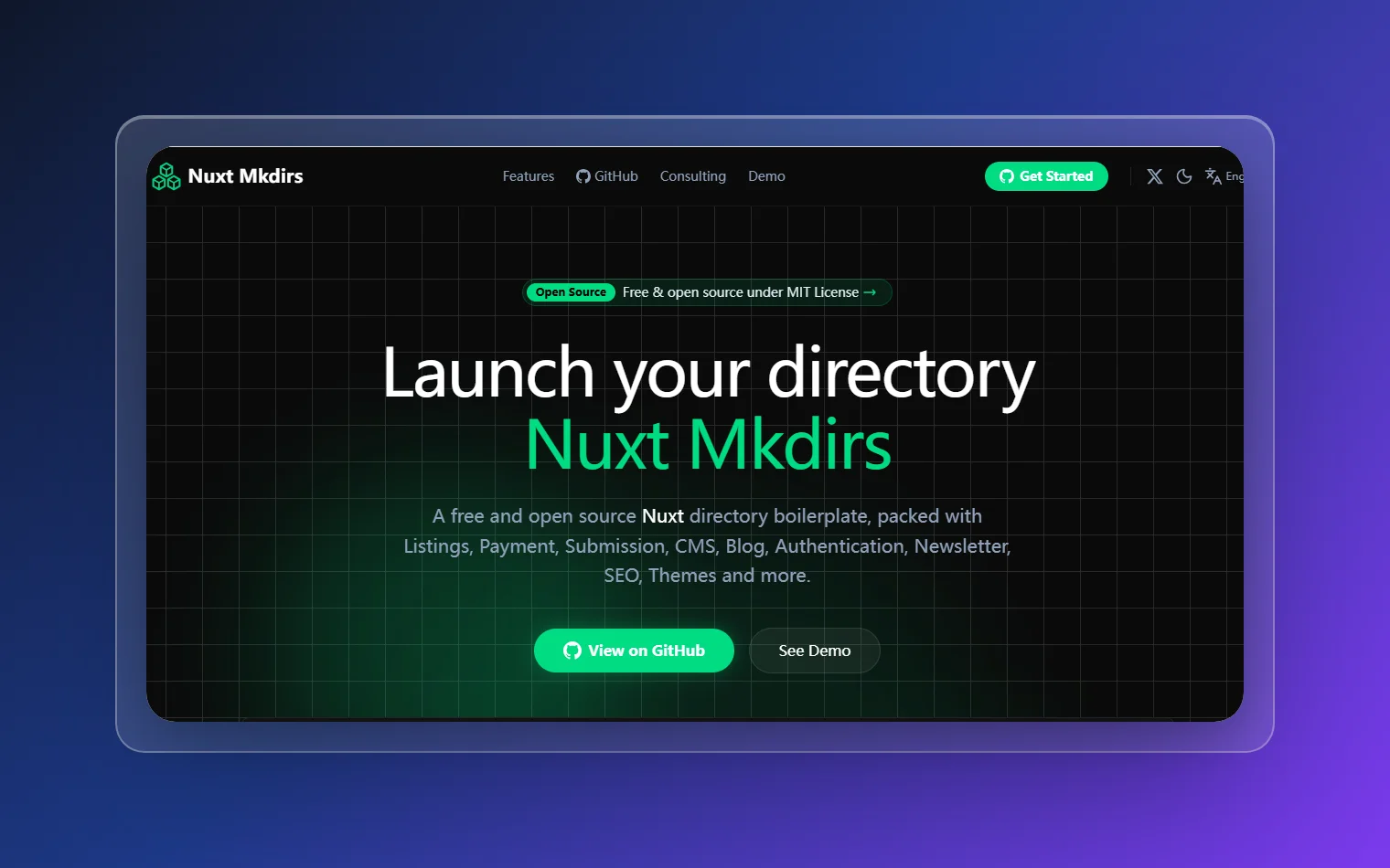 Nuxt Mkdirs preview