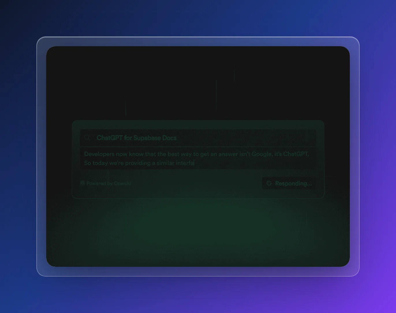 Nextjs Openai Doc Search preview
