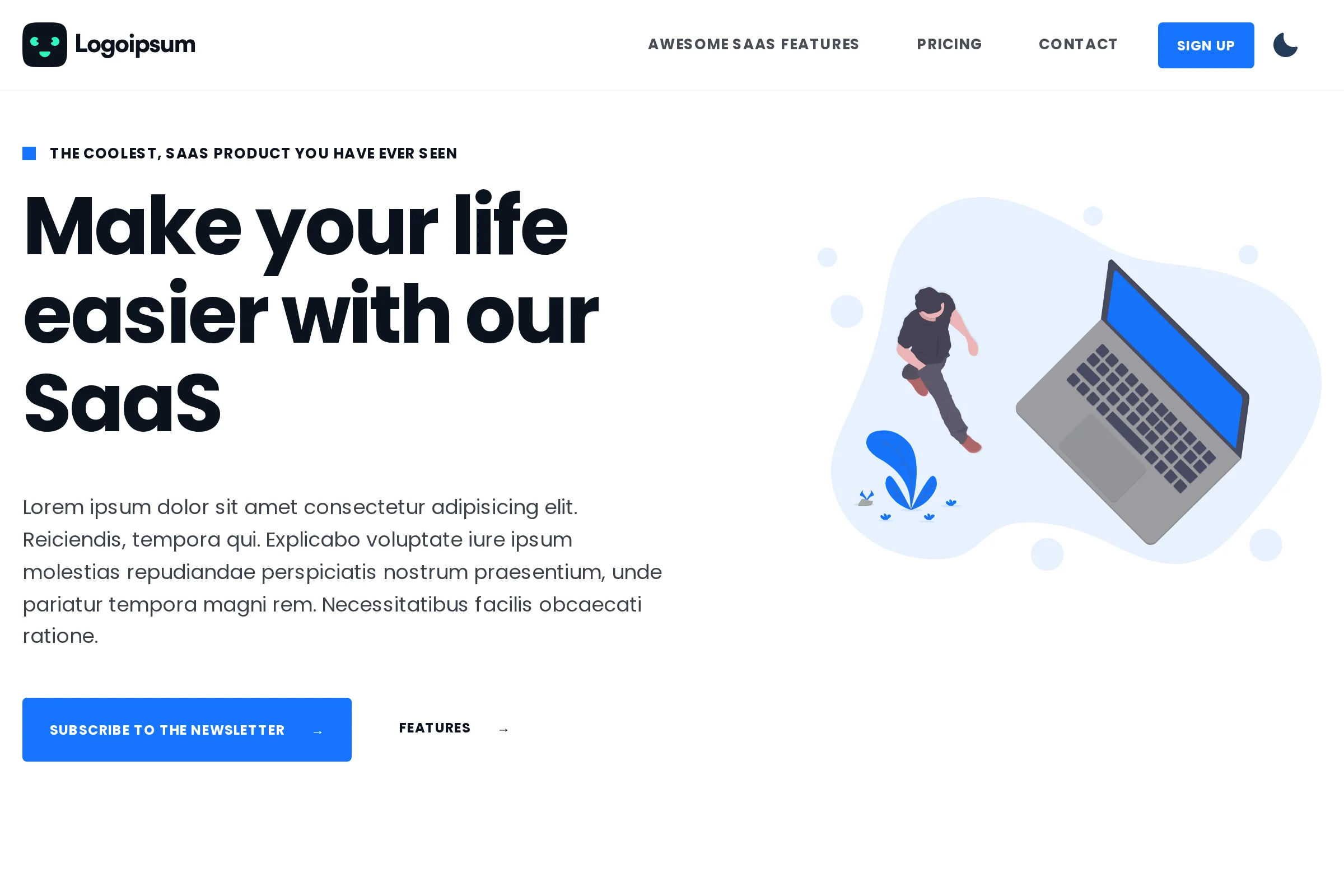 Next Saas Starter preview