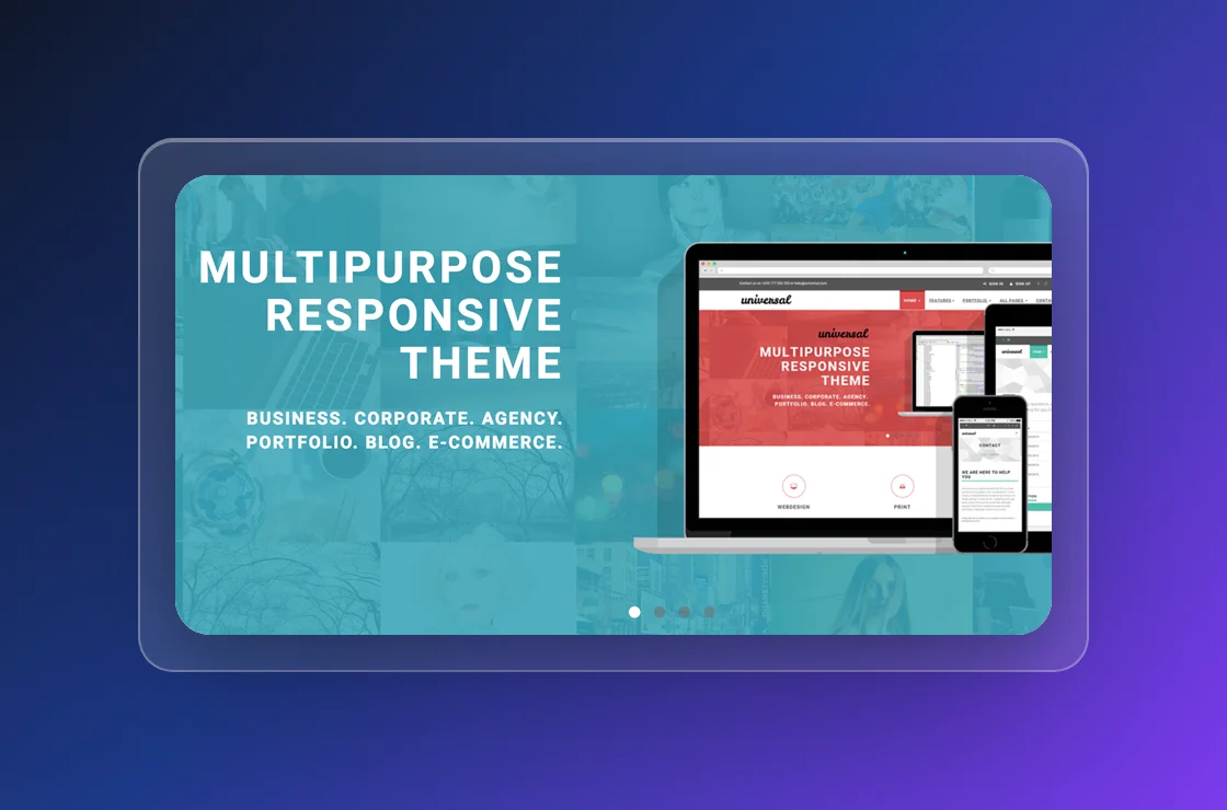 Hugo Universal Theme preview
