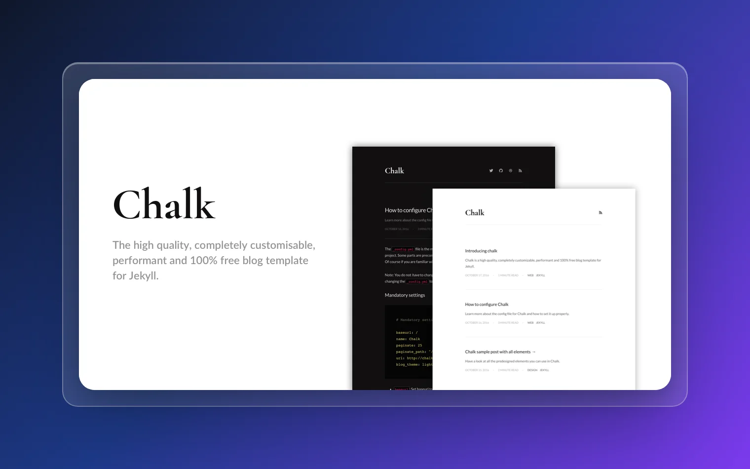 Chalk preview