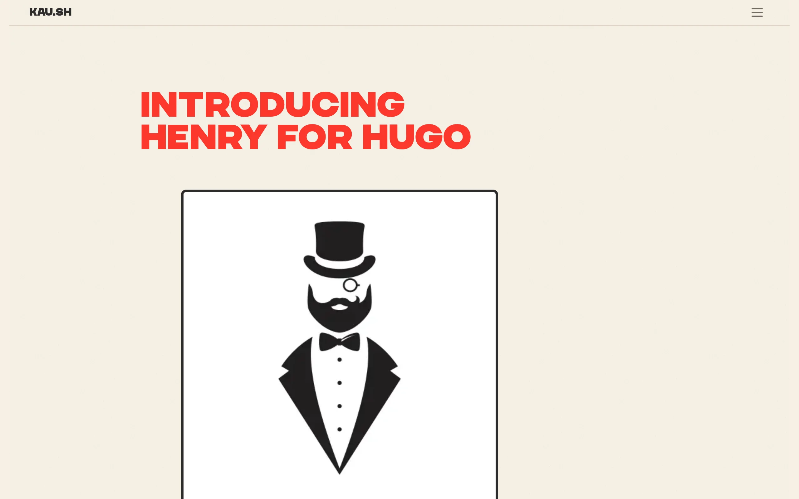 Henry Hugo preview