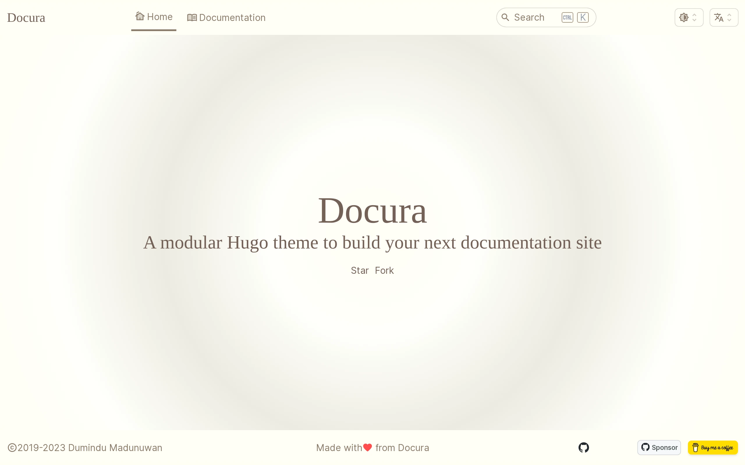 The Docura demo, first frame